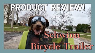 Schwinn Rascal Plus Dog Trailer | Product Review #Labrador #cycling #doggles #petleso #gopro