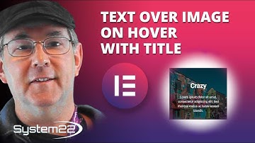 Elementor Text Over Image On Hover With Title 👍👍👍👈