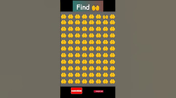 Find the odd emoji🙌 & comment #shorts #spot #eyetest #exam #trending #findthenumber#find #memorytest