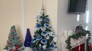 Шикарная ёлка 2022 года. Украшаем сами. Lovely Christmas tree. Handmade decoration.