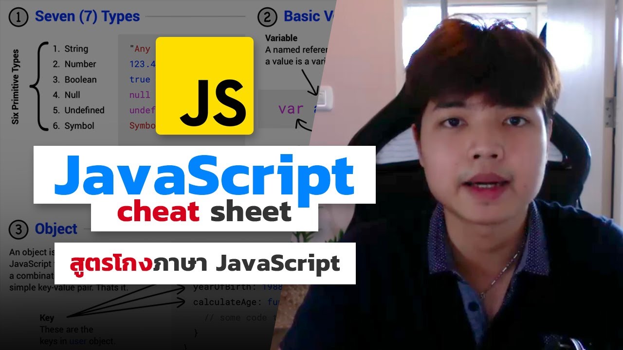 ภาษา javascript  Update New  สูตรโกงภาษา JavaScript ?