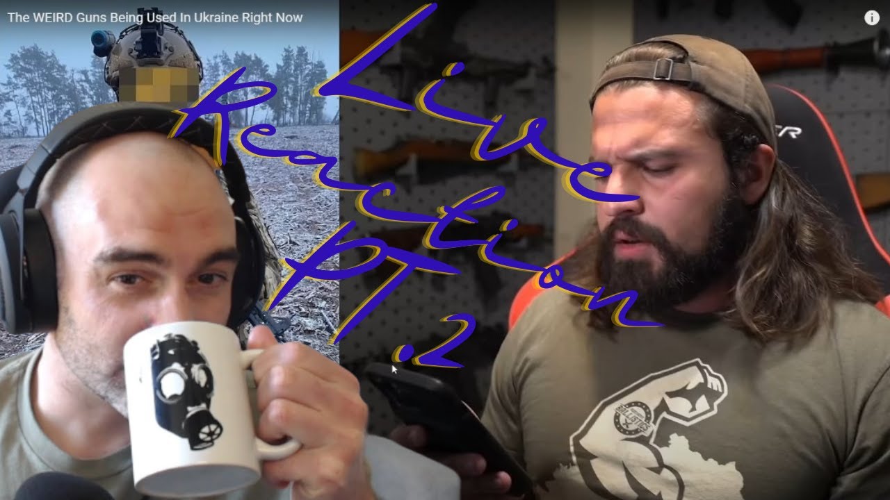 Combat Vet Live Reacts to Brandon Herreras' weird guns being used in the Ukraine... PART 2