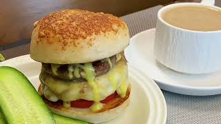 Caffeine Kick with Burger: Infused with Bold Coffee Flavors #cooking #top #food
