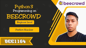 BEE 1164 - Perfect Number Solution | Python3 Programming on Beecrowd Beginner Day 80