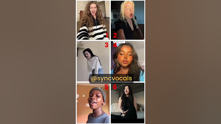 Who is singing?