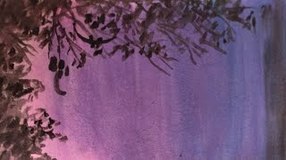 Re-uploading my Aesthetic sky  ? how to paint aesthetic sky from Pinterest watch this video ?