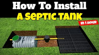 how to install a septic tank