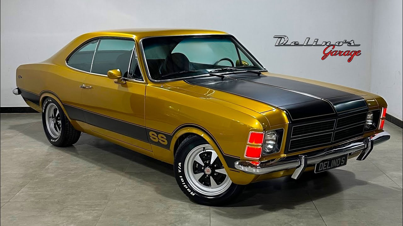 Entrega do Opala SS 78 Amarelo Ouro restaurado aqui na Delino’s!