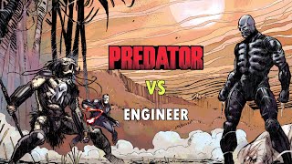 พรีเดเตอร์ vs ผู้สร้าง  ahab predator นักล่า engineer  minearea สปอยคอมมิค ep 4