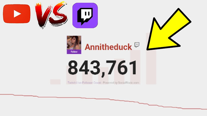 Anni the duck LIVE Follower Counter! ( Twitch AnniTheDuck )