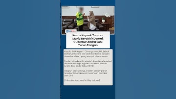 Gubernur Andra Soni Turun Tangan, Kepsek SMAN 1 Cimarga Kini Berdamai dengan Siswa yang Ditamparnya