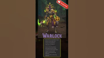 TRANSMOGS - Warlock "Felborn" #worldofwarcraft #transmogs #dragonflight