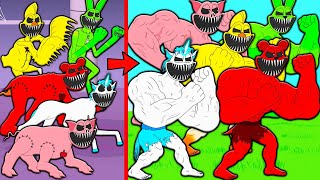 NEW SMILING CRITTERS POPPY PLAYTIME 3 BECAME THE STRONGEST! MUSCLE MONSTERS Cartoon Animation