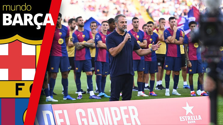 El Discurso de HANSI FLICK en la Presentación del FC Barcelona 2024/25 | Trofeo Joan Gamper | Barça