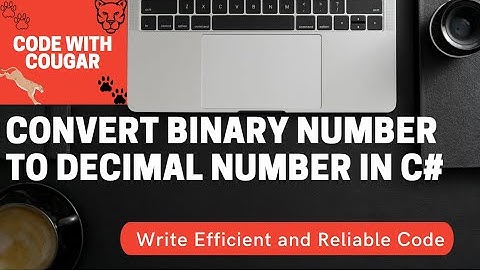Convert binary number to decimal number in C# | Binary to Decimal