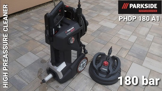 Pressure cleaner Parkside PHDP K5 Karcher comparison YouTube vs Performance - 180A1 and test