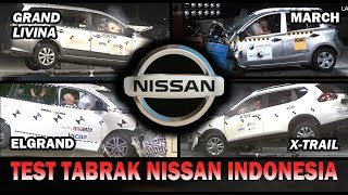 Uji Tabrak Mobil Nissan Populer di Indonesia