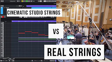 Cinematic Studio Strings  vs Real Orchestra Strings - Comparison