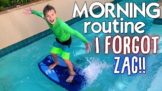 Morning Routine WITHOUT ZAC!