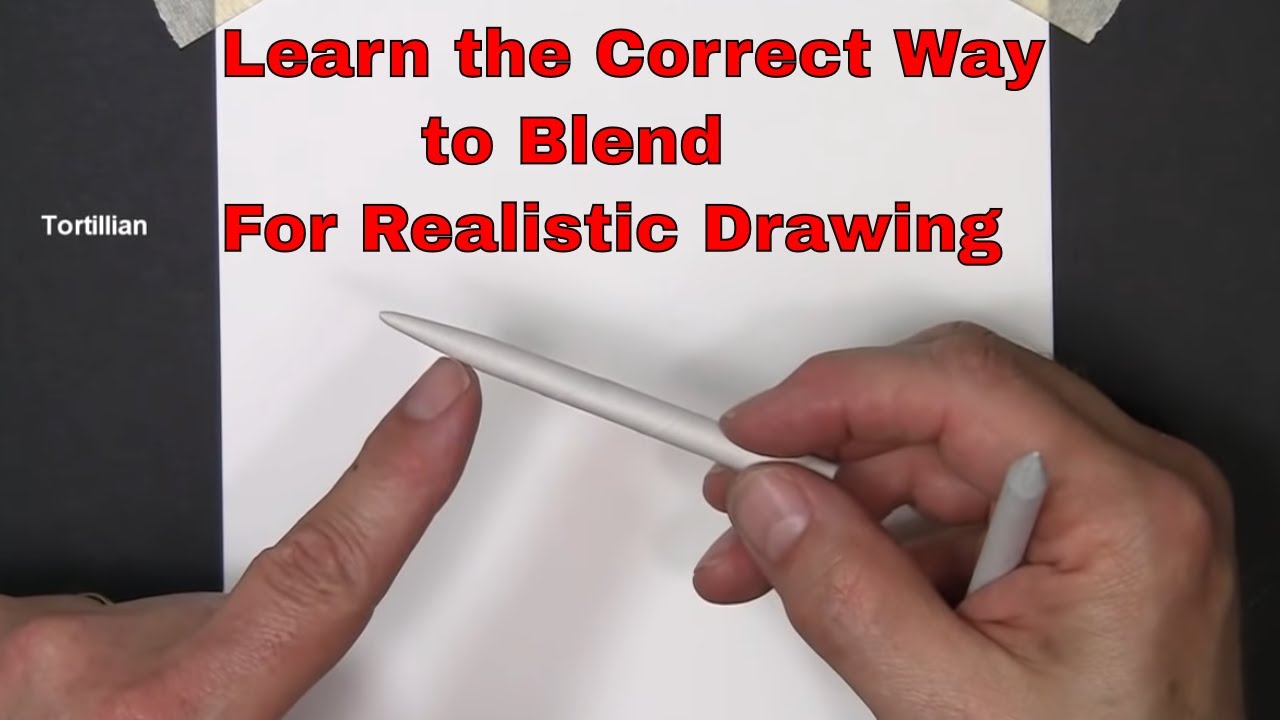 Pencil Drawing - Blending and Shading - Learn to blend and ...