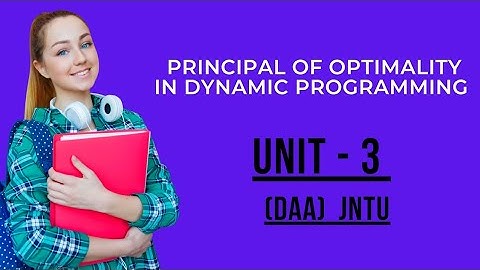 Principal of Optimality | DAA | #jntu
