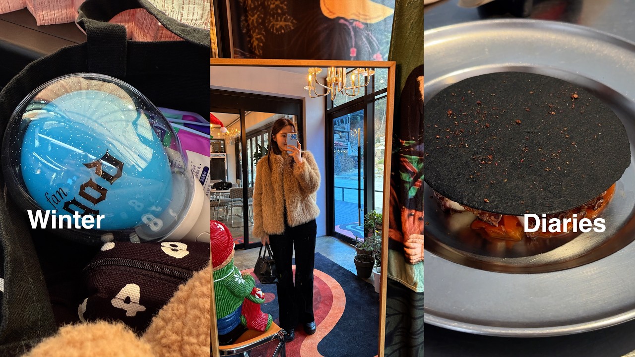 𝐯𝐥𝐨𝐠. 정신 없이 보낸 작년 연말의 일상. 이벤트가 가득했던 12월. god콘서트. 낫띵리튼. 한남동 아따. usm. 아이링고. 셀프 가족사진. lemels.