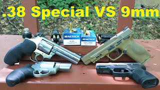 Old School Cheap Ammo Test - Magtech .38 Special VS 9mm