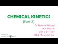 Chemical Kinetics Part 2