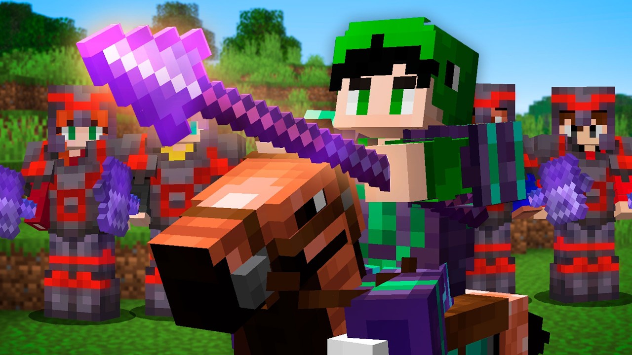 Eu ME tornei o Mestre da LANÇA no Minecraft