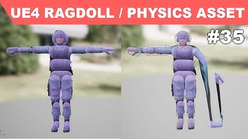 Unreal third Person Shooter #35 - Physics Asset/ Ragdoll - Physics Bodies
