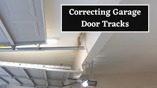 Raising Garage Door Tracks || Fixing Improperly Installed Garage Doors by The DIY Grunt 4,893 views 11 months ago 6 minutes, 44 seconds