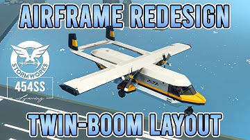 Transforming my Plane into a Twin-Boom Cargo Hauler in Stormworks