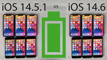 iOS 14.6 vs iOS 14.5.1 BATTERY Test on All iPhones