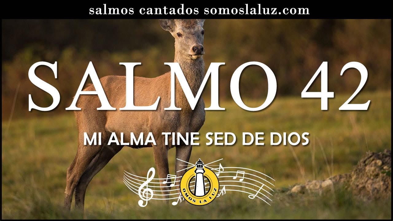 Salmo 42 cantado - Mi alma tiene sed de Dios - YouTube