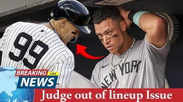 Judge out of lineup with 