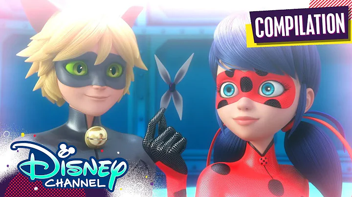 Best of Ladybug 🐞 & Cat Noir 🐈‍⬛ | Compilation | Miraculous Ladybug | @disneychannelanimation