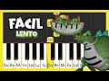 Pianosaurus - Poppy Playtime Chapter 4 - Versión Lenta - TUTORIAL PIANO FÁCIL