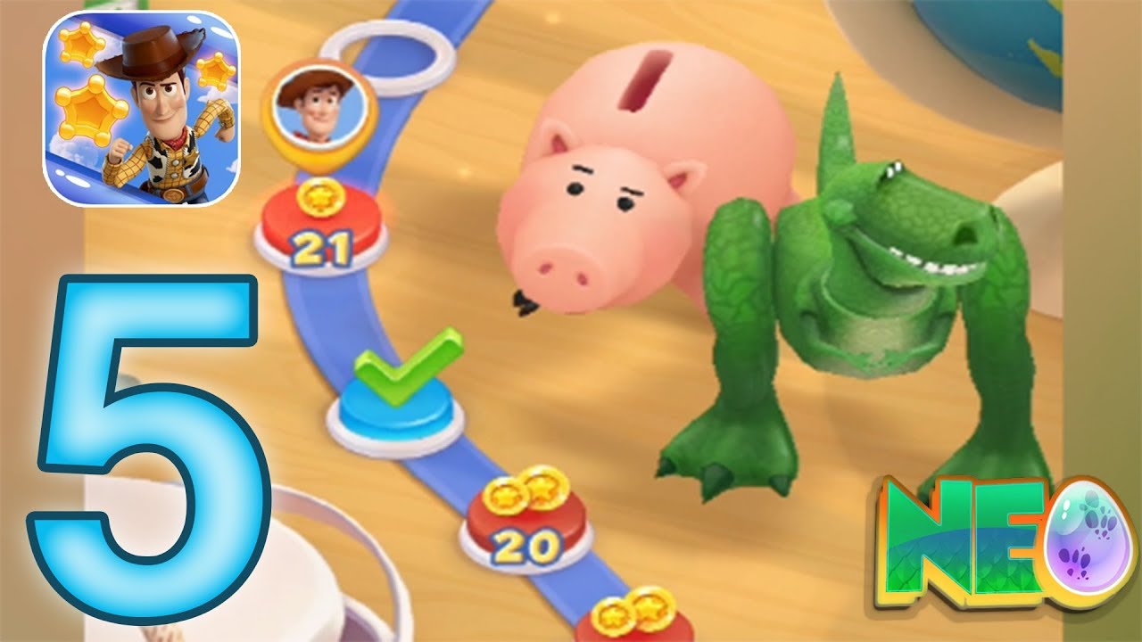 Toy Story Drop: Gameplay Walkthrough Part 5 - Level 21 - 26 Completed (iOS, Android)