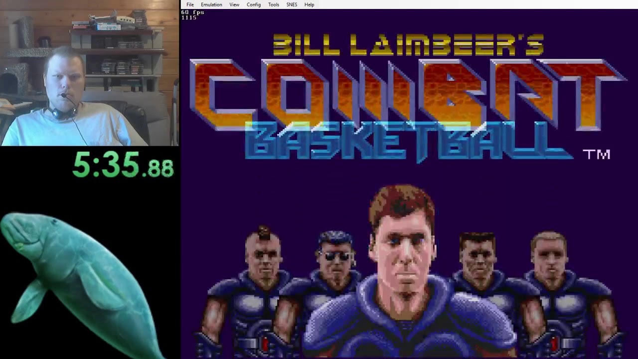 Bill Laimbeer's Combat Basketball (SNES) Single Game YouTube