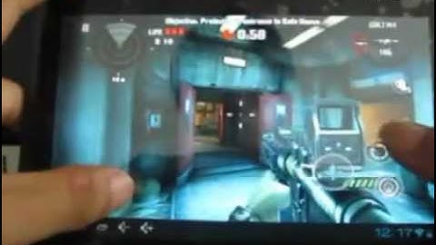 Dead Trigger running on Cube u18gt Elite