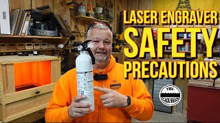 Laser engraver safety precautions