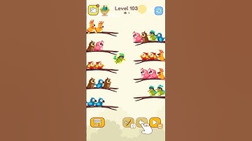 Bird Sort Color Level 103┃Complete Level┃Sorting Games