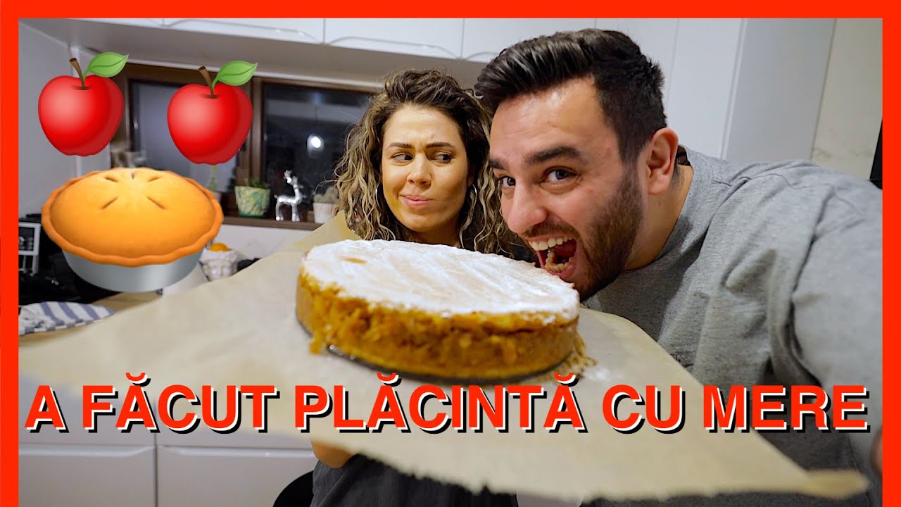 SOȚIA GĂTEȘTE PLĂCINTĂ CU MERE! 🍎 (Rețetă Rapidă)