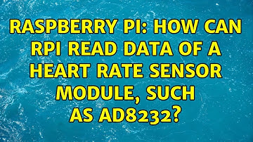 Raspberry Pi: How can Rpi read data of a heart rate sensor module, such as AD8232?