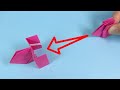 動く折り紙「ぱっちんロケット」Action Origami "Snapping Rocket"
