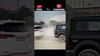 Thar vs fortuner tug of war #shorts #youtubeshorts #viral #thar #fortuner