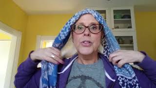 Cancer Girl Shows You How To Tie A Head Scarf