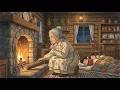 A Rainy Day with Grandparents in the Countryside - Peaceful Family Life by the Stream | Ghibli ASMR