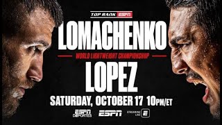 Lomachenko vs Lopez Full fight HD 10.17.20