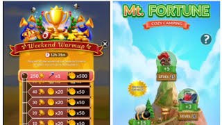 Game: Wordscapes - Weekend Warmup and Mt. Fortune Cozy Camping